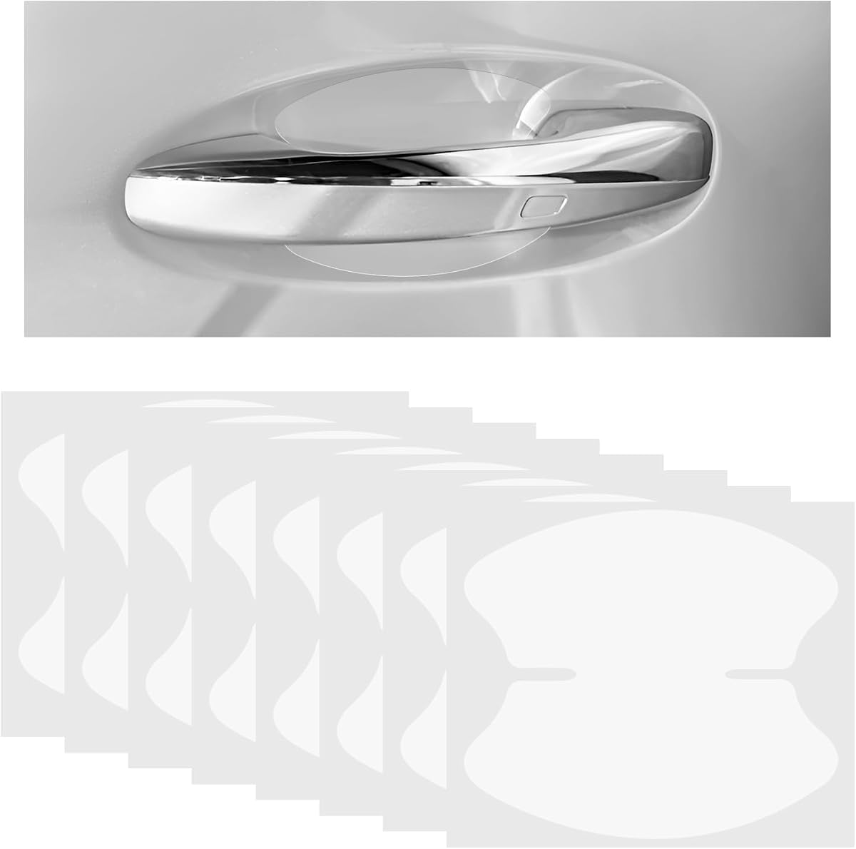 Transparent Door Handle Scratch Guard Film product photo